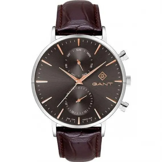 Gant Armbanduhr Herrenuhr G121007 Braun Leder