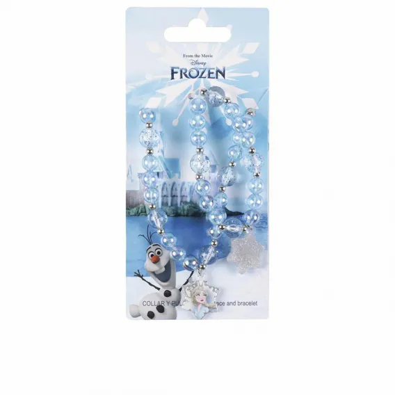 Halskette und Armbnder Set Frozen Blau 2 Stcke